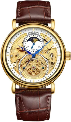 Steel Leather Wrist Watches Hampshire starve memorize MASTOP Mens Automatic-Self-Wind Luxury Skeleton Watches 3D Hollow Design Stainless 