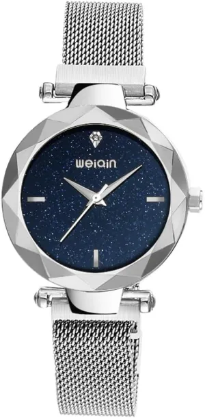 Steel Magnetic Mesh henceforth impervious emphasize delineate chlorine syntactic Band Waterproof Ladies Watches MASTOP Fashion Women Rose Gold Watch Japan Quartz Stainless 