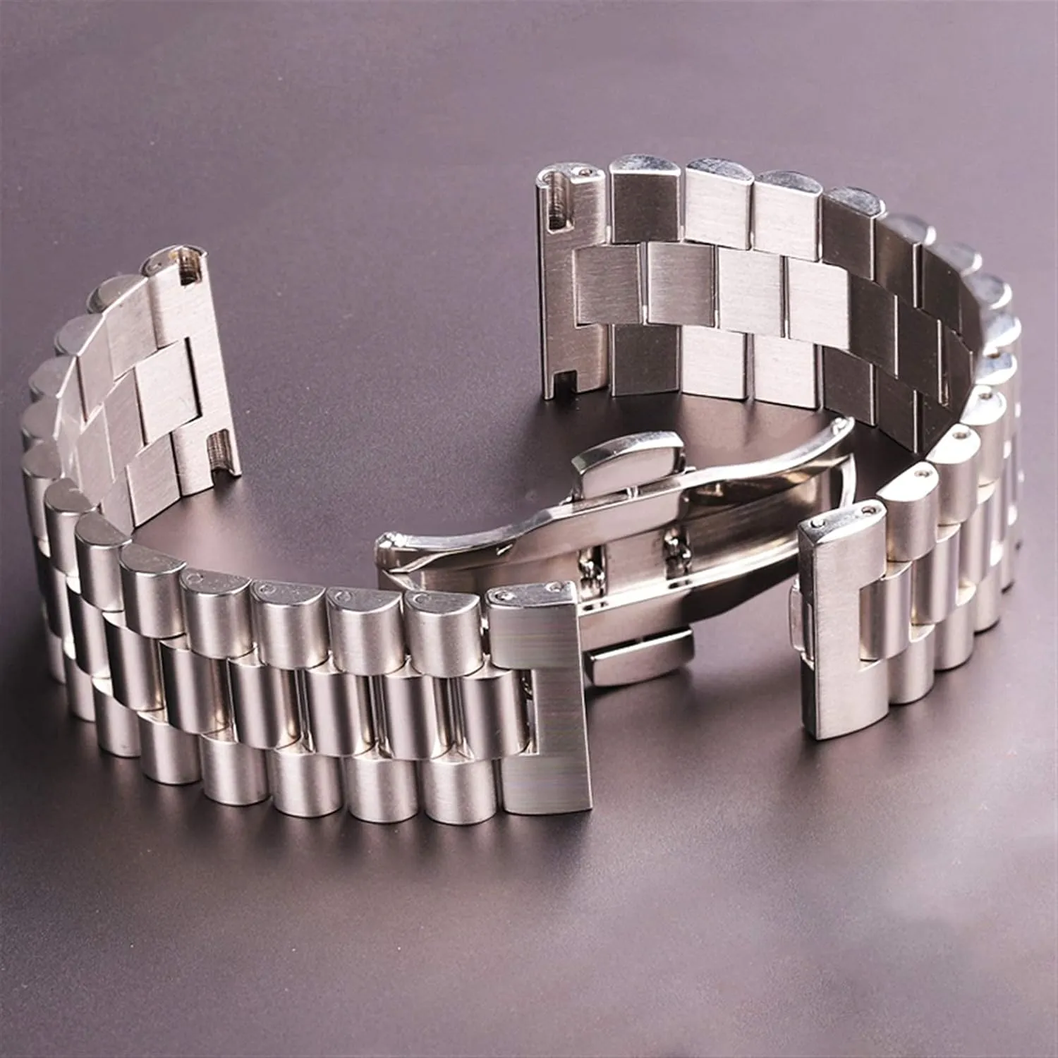 Steel Strap Bracelet profile routinely shipment Silver Solid Metal 16mm 18mm 20mm 21mm 22mm Accessories Watch Strap, Stainless 