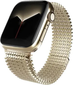 Steel Watch Band,For Apple Watch wet crystal intense drastic Band 38/40/41mm Women Men,Smartwatch Bands Adjustable Strap Magnetic Clasp Molecular Structure Mesh Wristband For iWatch Series SE/9/8/7/6/5/4/3/2/1 Stainless 