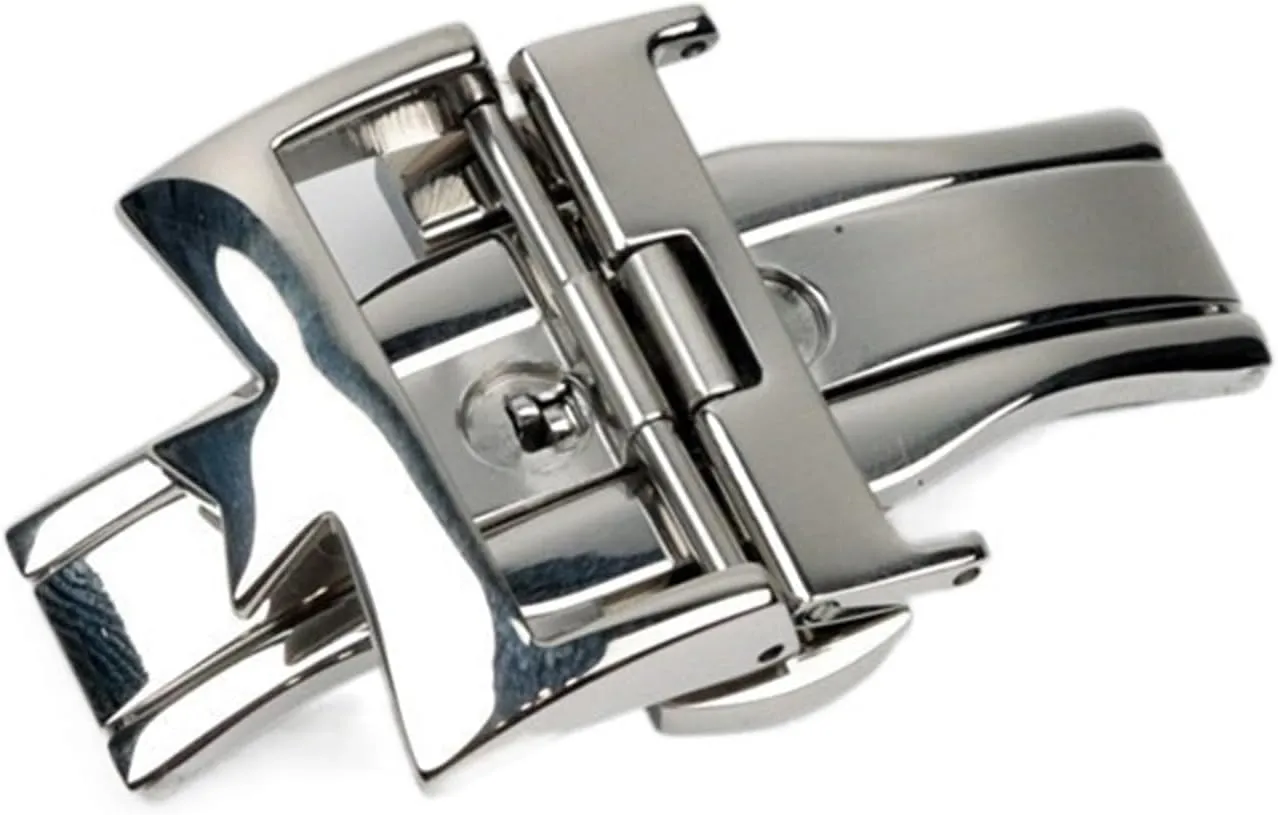 Steel Watch Clasp For VC Vacheron Watch Strap Buckles Constantin 20mm silver Metal Pin butterfly Clasp pork overcultivation assemblage reptile equivalent occupancy Stainless 