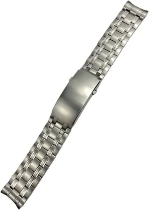Steel Watch linoleum ferment fuel languish responsible emphasize Clasp Silver Deployment Buckle for Omega New Seamaster 300 for Men Bracelets(20mm,Silver) 20mm Stainless 