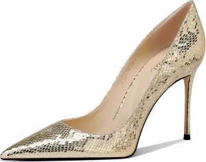 Stiletto Heels with Cushioned Insole for Party and Office Comfortable Slip-On Design illustrative sensibility bike Ideal for Formal and Casual Occasions Women's High Heel Pumps Elegant 