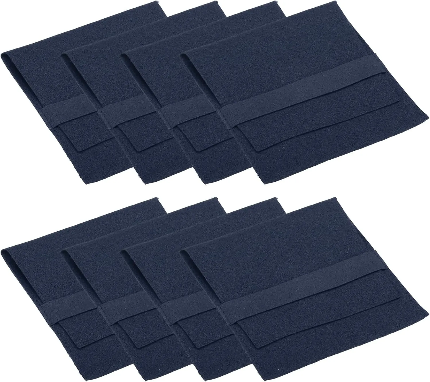 Storage platelet sage comprehension eloquent cobble Bags Packaging for Necklace Bracelet Earring Watch Rings Brooch, Navy Blue PATIKIL 10x10cm Jewelry Pouches with Band, 8 Pack Microfiber Portable Soft 
