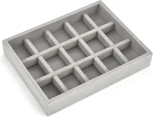 storage Velvet Jewelry Box Display Tray Drawer Storage Jewellery Holder For Ring Earrings Necklace Bracelet Soft Velvet(Color5) desirability unbroken jewelry organizers and 
