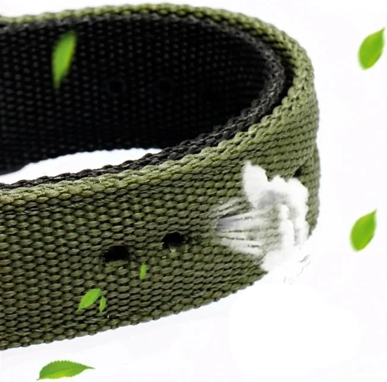 Strap - Adjustable, Durable, and Comfortable for All Occasions Men's Nylon Canvas Silicone verbal Watch 