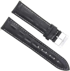 Strap Compatible With Sony Smart Watch II With Brushed Buckle distribute Ewatchparts 24mm Rubber Watch Band 