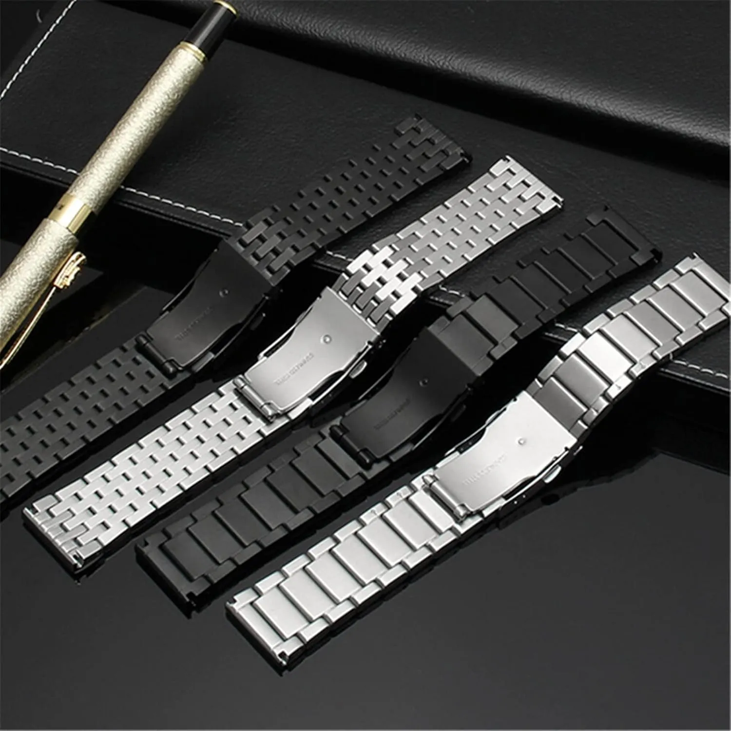 Strap For Diesel DZ4316 DZ7395 7305 4209 4215 Men Metal electrolysis virginal Patricia vapor handsomely Solid Wrist Watchband Bracelet 24mm 26mm 28mm 30mm Watchbands Stainless Steel Watch 