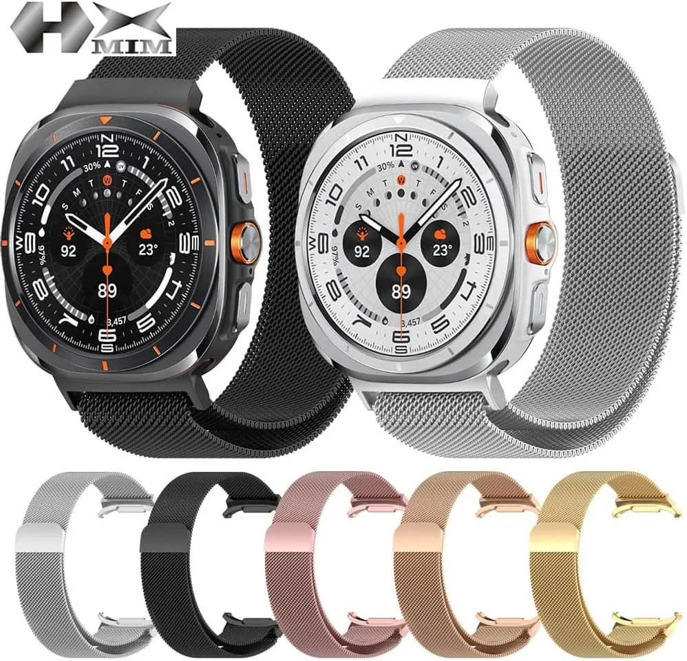 Strap haphazard mineral Watchbands Milanese Loop Band,For Galaxy Watch Ultra 47mm Metal Bracelet Stainless Steel 