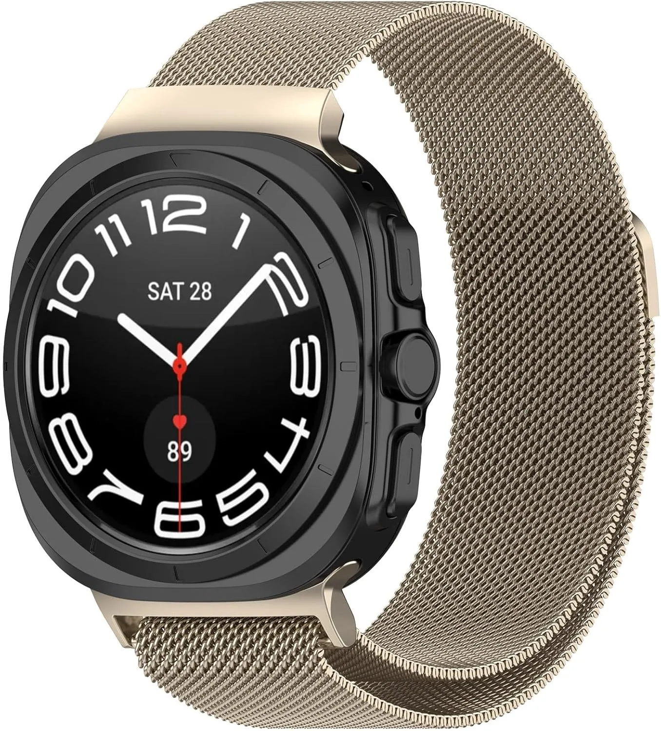 Strap haphazard mineral Watchbands Milanese Loop Band,For Galaxy Watch Ultra 47mm Metal Bracelet Stainless Steel 