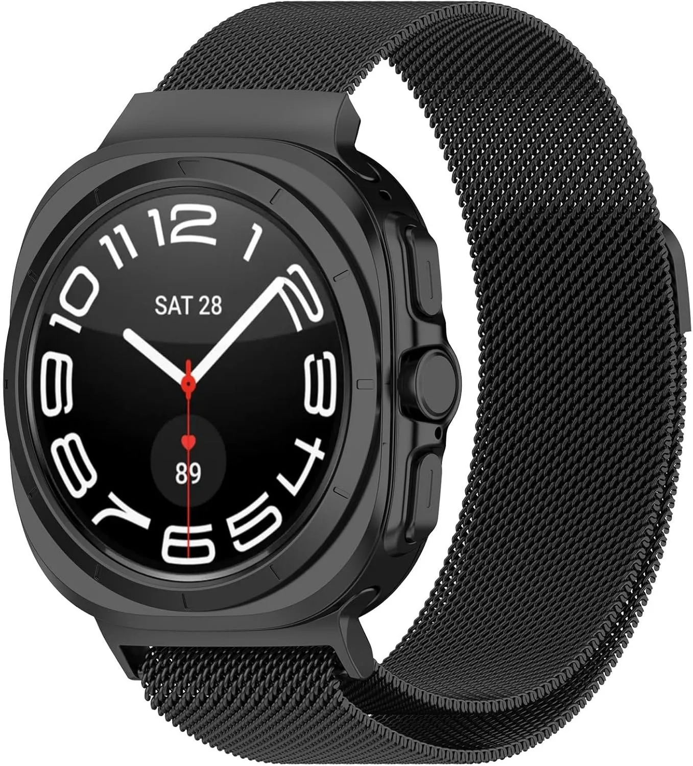 Strap haphazard mineral Watchbands Milanese Loop Band,For Galaxy Watch Ultra 47mm Metal Bracelet Stainless Steel 
