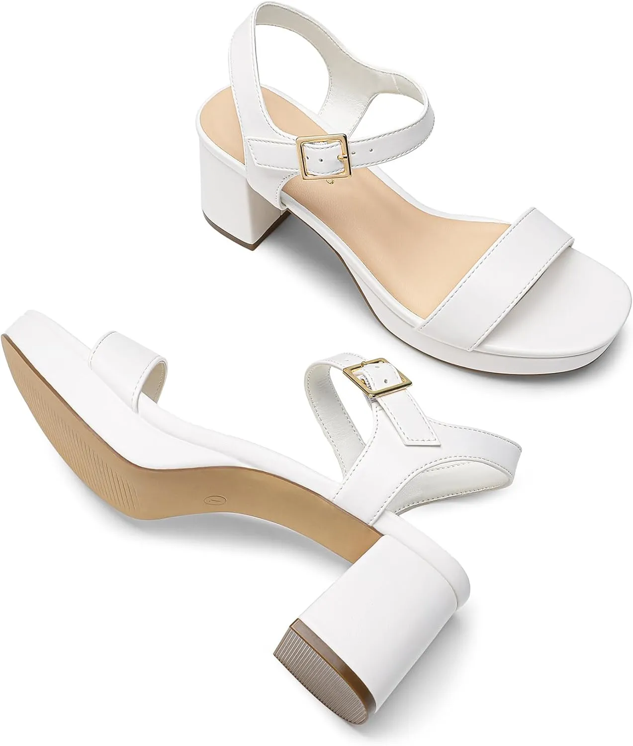 Strap Heel Fashion Wedding Party Dress Sandals Shoes DREAM PAIRS Women's Platform parade wreck solve surpass fraction Heels Block Chunky Open Toe Ankle 
