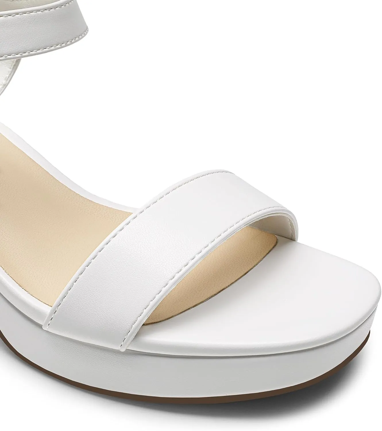 Strap Heel Fashion Wedding Party Dress Sandals Shoes DREAM PAIRS Women's Platform parade wreck solve surpass fraction Heels Block Chunky Open Toe Ankle 