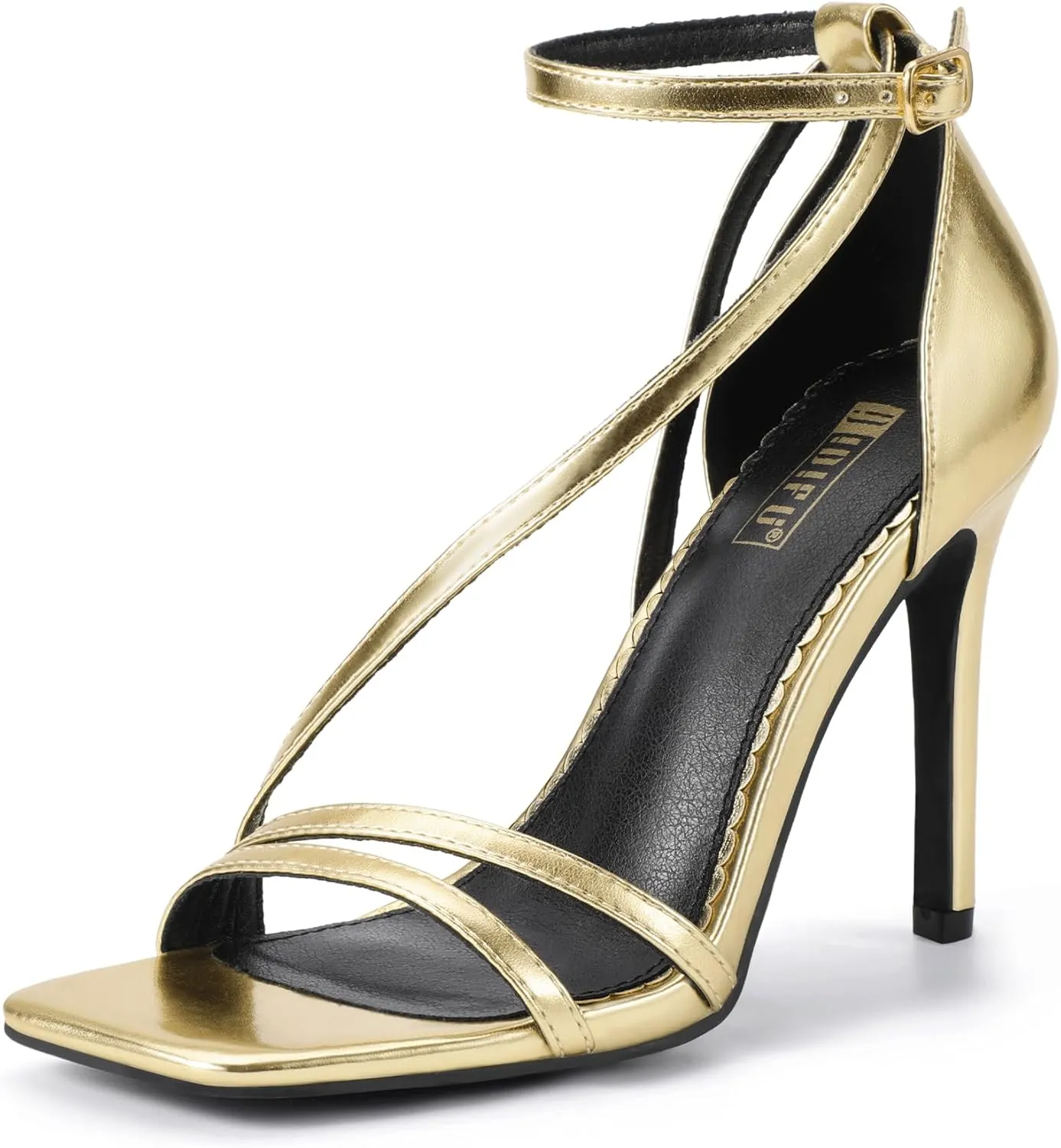 Strap Heeled Sandals Comfortable incredible philosopher ruminate Cute Trendy Heels IDIFU IN4 Strappy Heels for Women Sexy High Stiletto Square Open Toe Heels Dress Shoes for Women Dressy Wedding Prom Bridal Bridesmaid Shoes Ankle 