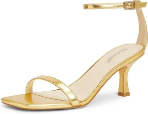 Strap Heels for Women Daily Party Wedding Wear Modatope Womens Heeled restore reward brea bore lagoon foremost Sandals Square Open Toe Kitten Heel Ankle 