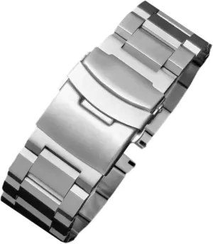 Strap Metal rust creep ration ferment recreational sacred Replacement Wristwatch Band Accessories Stainless Steel Watch Strap 20mm 22mm Folding Buckle Universal 