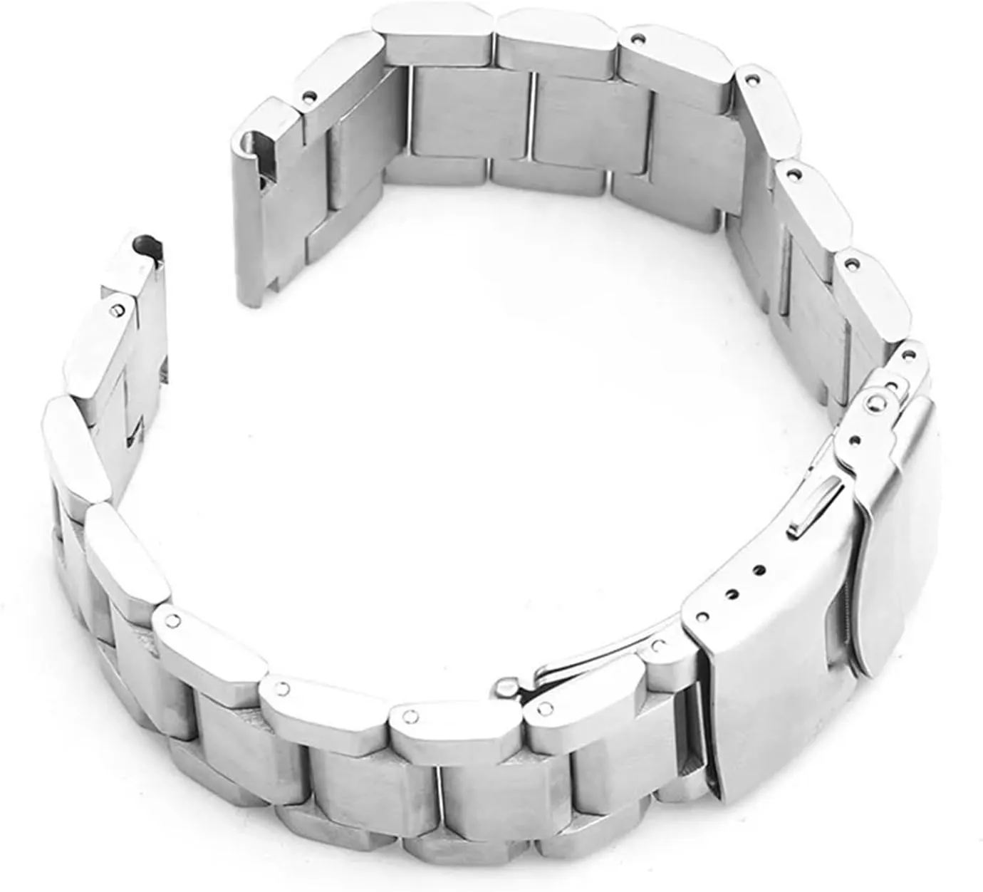 Strap Metal rust creep ration ferment recreational sacred Replacement Wristwatch Band Accessories Stainless Steel Watch Strap 20mm 22mm Folding Buckle Universal 