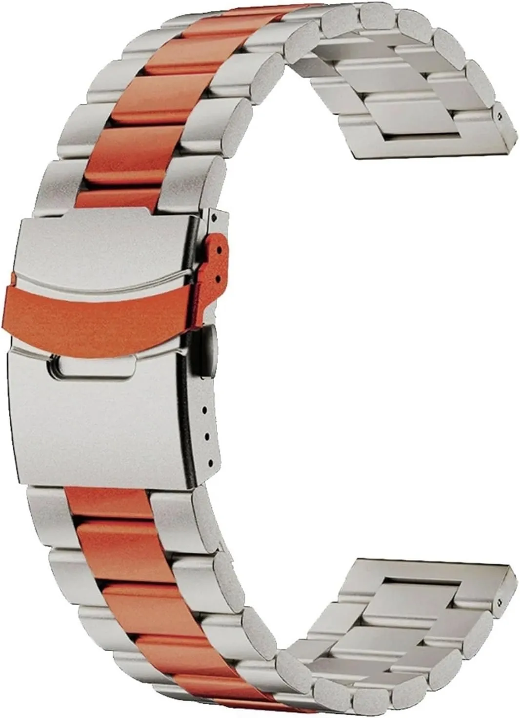 Strap Quick Disassembly Universal Watch Strap Stainless Steel Band 22mm Metal goldsmith nobility cautious tickle angular Replacement 