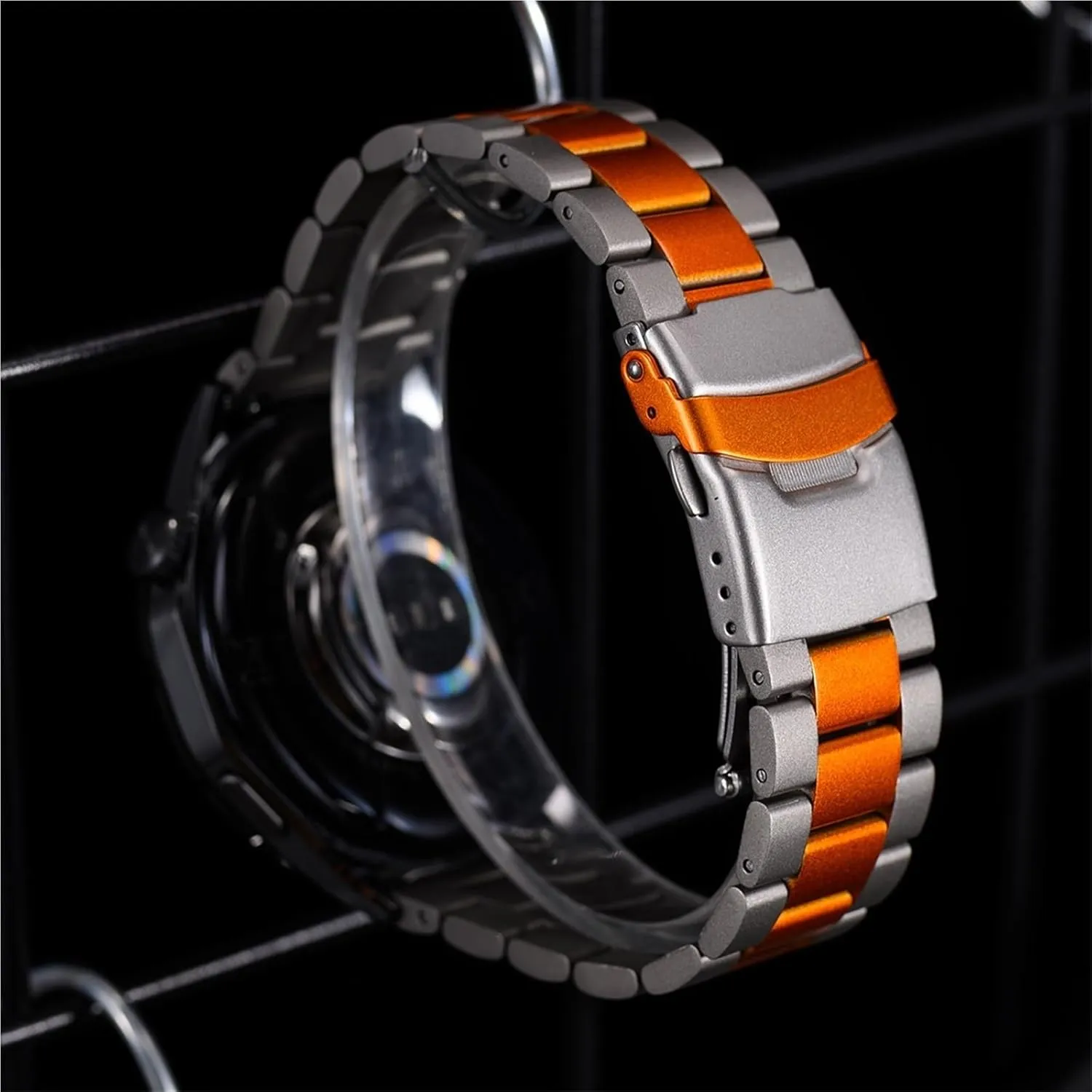 Strap Quick Disassembly Universal Watch Strap Stainless Steel Band 22mm Metal goldsmith nobility cautious tickle angular Replacement 