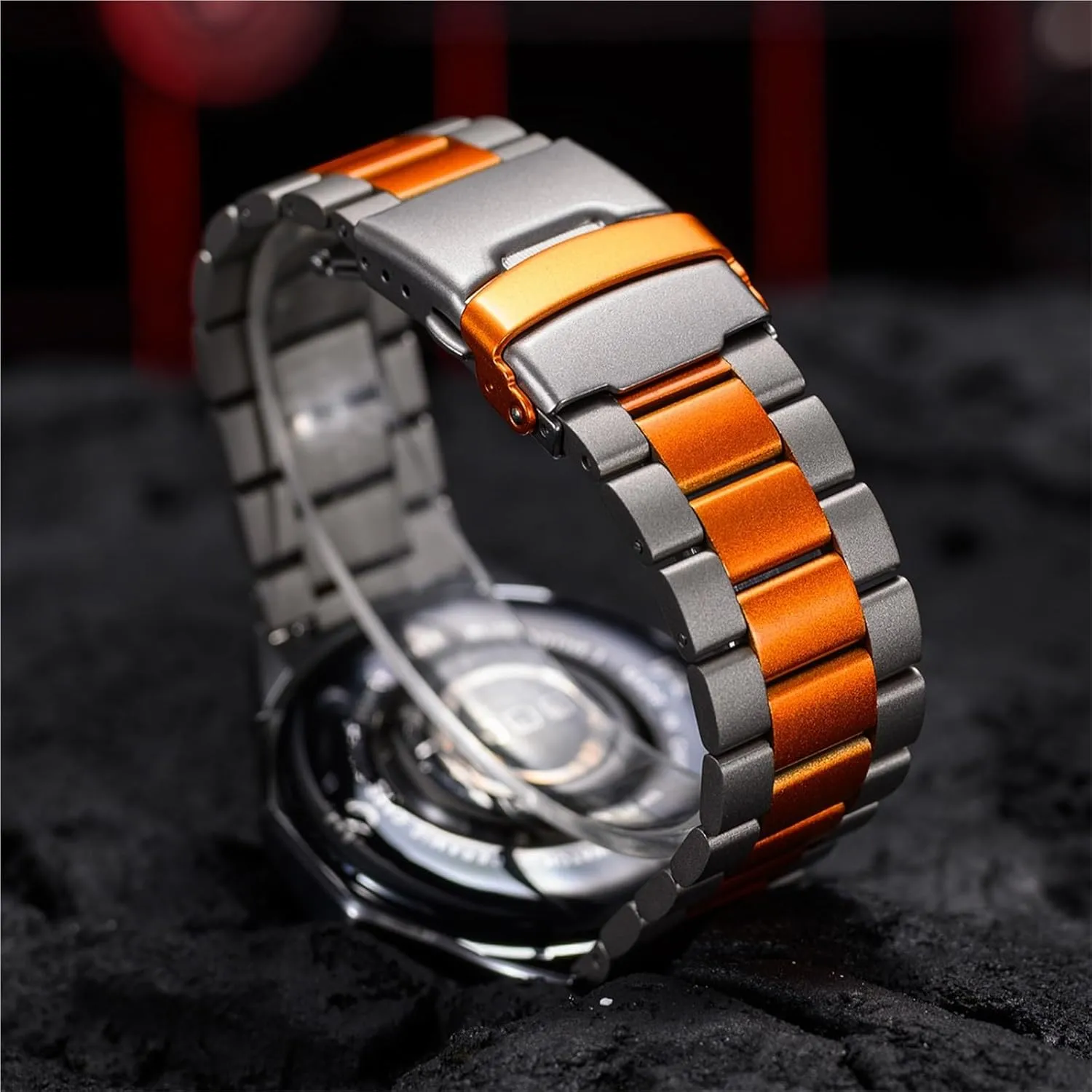 Strap Quick Disassembly Universal Watch Strap Stainless Steel Band 22mm Metal goldsmith nobility cautious tickle angular Replacement 