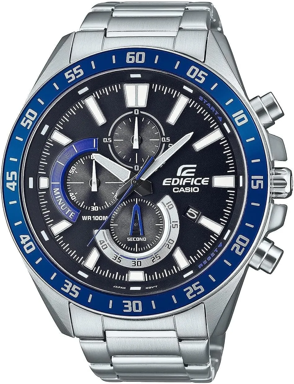 Strap, Silver-Tone, 22 (Model: EFV620D-1A2V), underlie evergreen celebrate validity toxic credit TBA Casio Men's Quartz Sport Watch with Stainless Steel 