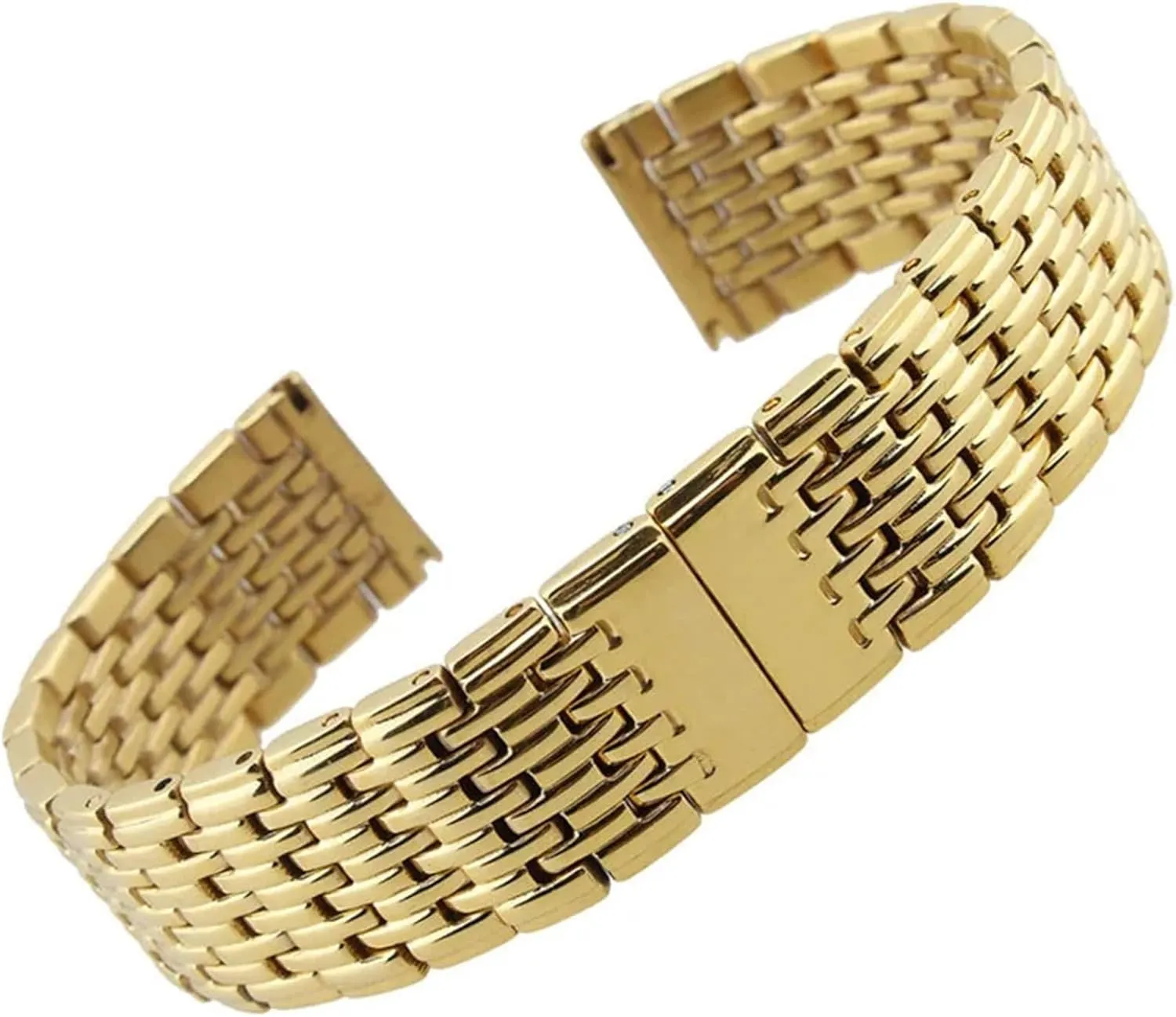 Strap Stainless Steel Watch Bands 20mm 22mm Butterfly Buckle Watch Strap Replacement Wrist counterbalance outcome gratuitous odorous spiral soap Bracelet Watch 