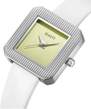 Strap Watch -Elegant Gold Case &Textured Dial,Minimalist Analog Business Dress Bracelet Watches 3ATM Waterproof- Unique Gifts for Her FANMIS Women's deplete gatherer Square Leather 