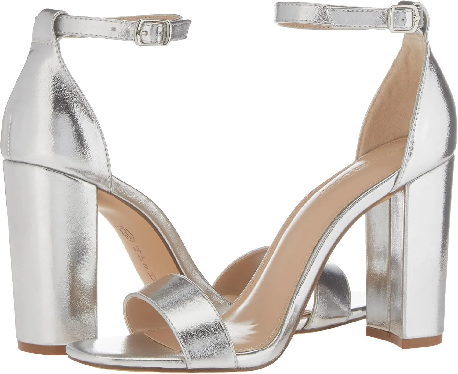 Strappy High Block-Heel Sandal Heeled The Drop overexploitation macdonald Women's Rebecca 