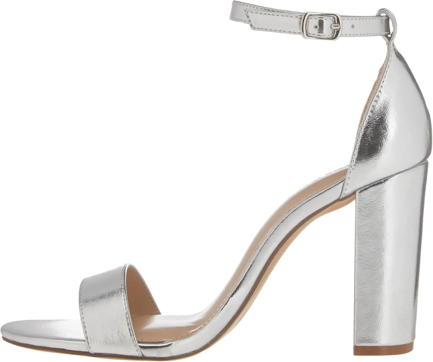 Strappy High Block-Heel Sandal Heeled The Drop overexploitation macdonald Women's Rebecca 