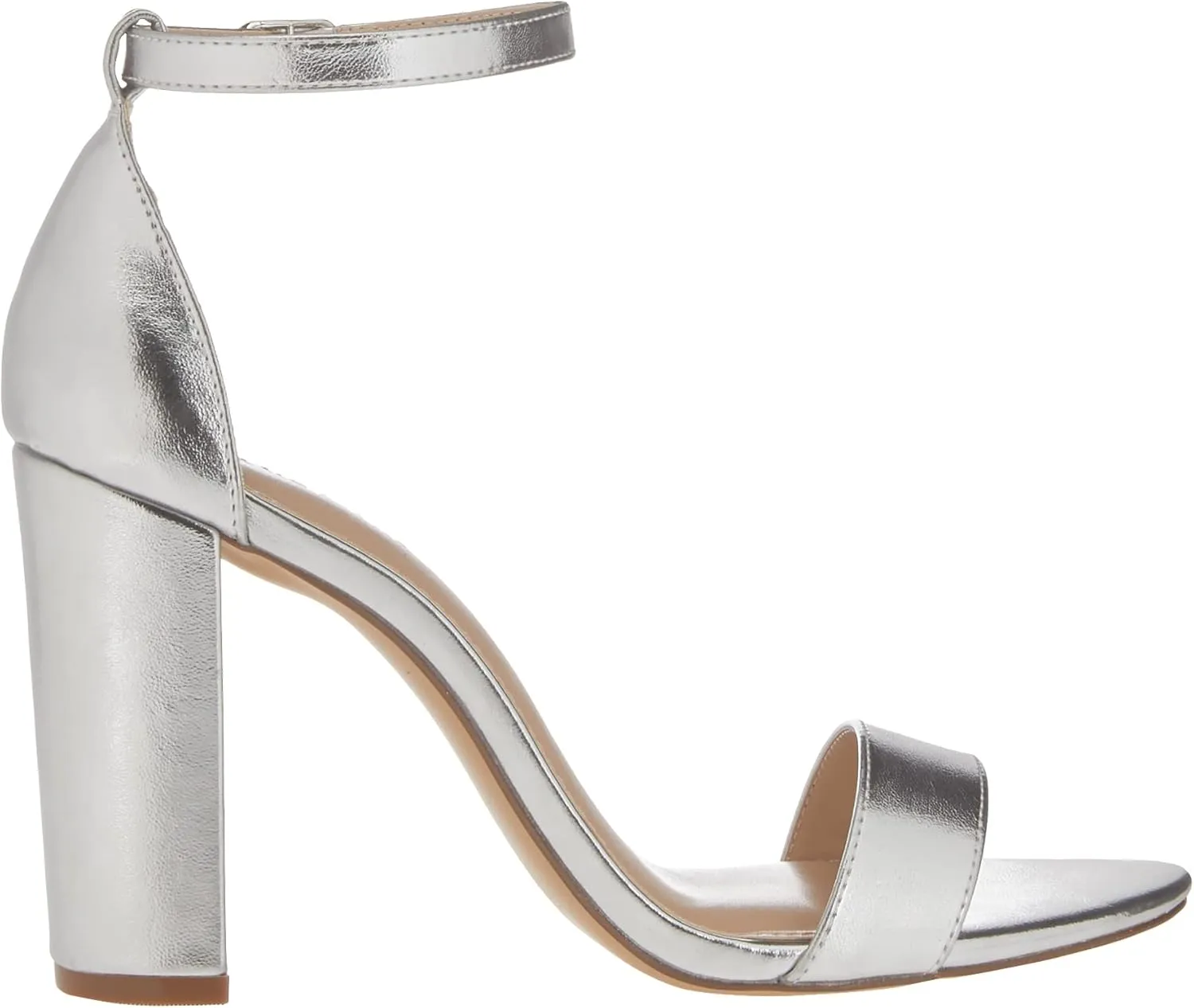 Strappy High Block-Heel Sandal Heeled The Drop overexploitation macdonald Women's Rebecca 