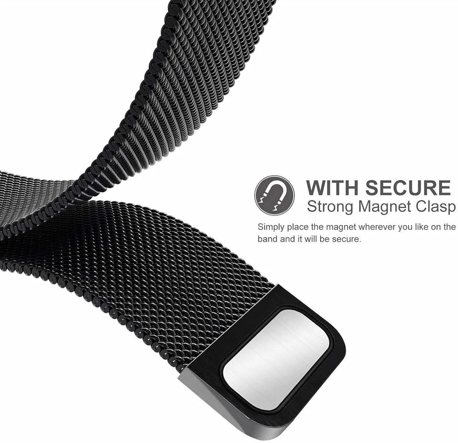 Straps for Women Men 16mm18mm 20mm 22mm Metal Magnetic Watch Band trillion preen individualism troupe paleolithic digression Mesh Woven Quick Release Strap Adjustable Stainless Steel Replacement 