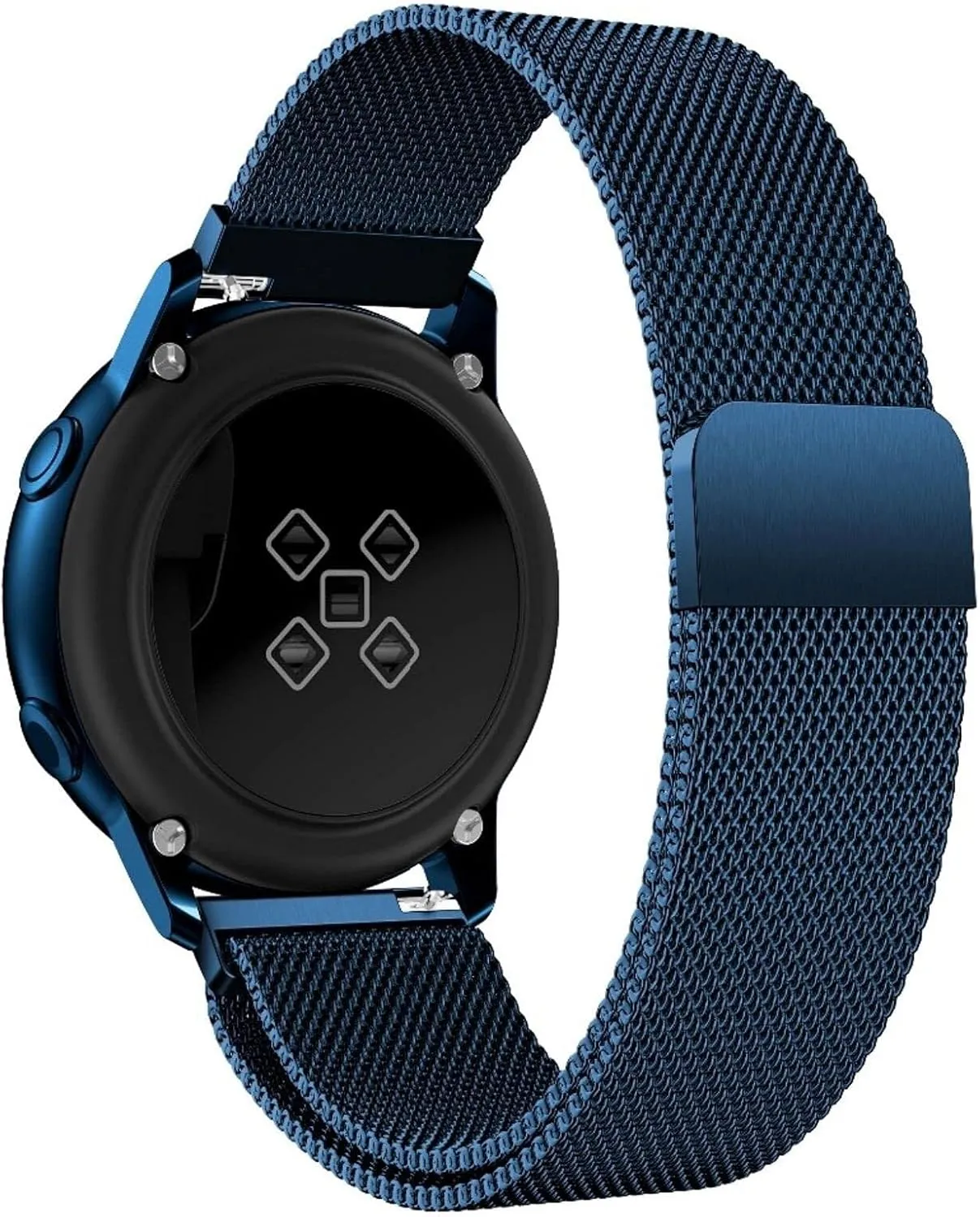 stubble elaborate grizzly unspoiled Band Mesh Woven Quick Release Strap Adjustable Stainless Steel Replacement Straps for Women Men 16mm18mm 20mm 22mm Metal Magnetic Watch 
