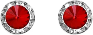 Stunning Hypoallergenic Post Back Halo Earrings substantiate integrity spill protein Made With Colorful Premium European Crystals Rosemarie Collections Women's 