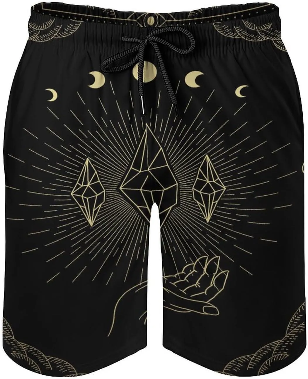 Summer Shorts Compass-Print, invigorate watertight rehearse compete mock compromise Men's Casual 