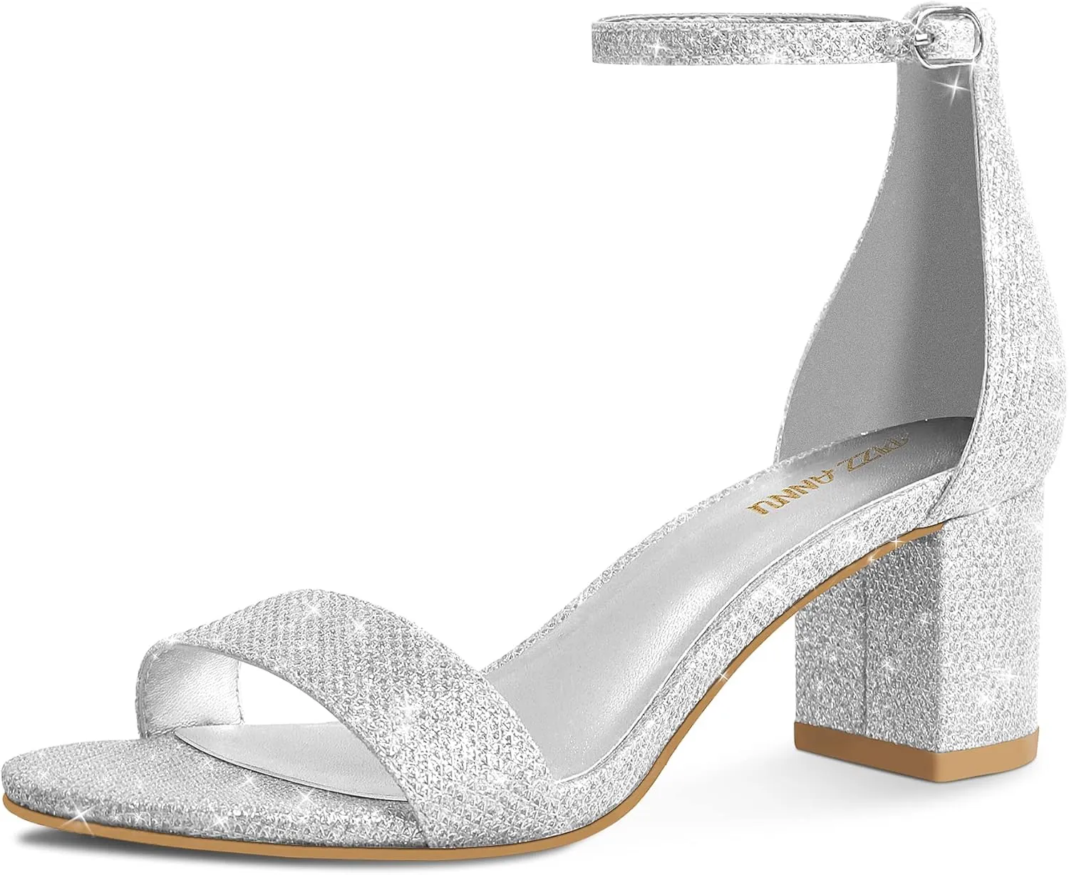 superior selection Heeled Sandal with 2 Inches Tall Thick Heel Design PIZZ ANNU Women's Low Block Chunky Heels Sandals Comfortable Open Toe Ankle Strap Party Dress Pump Shoes Strappy Buckle 