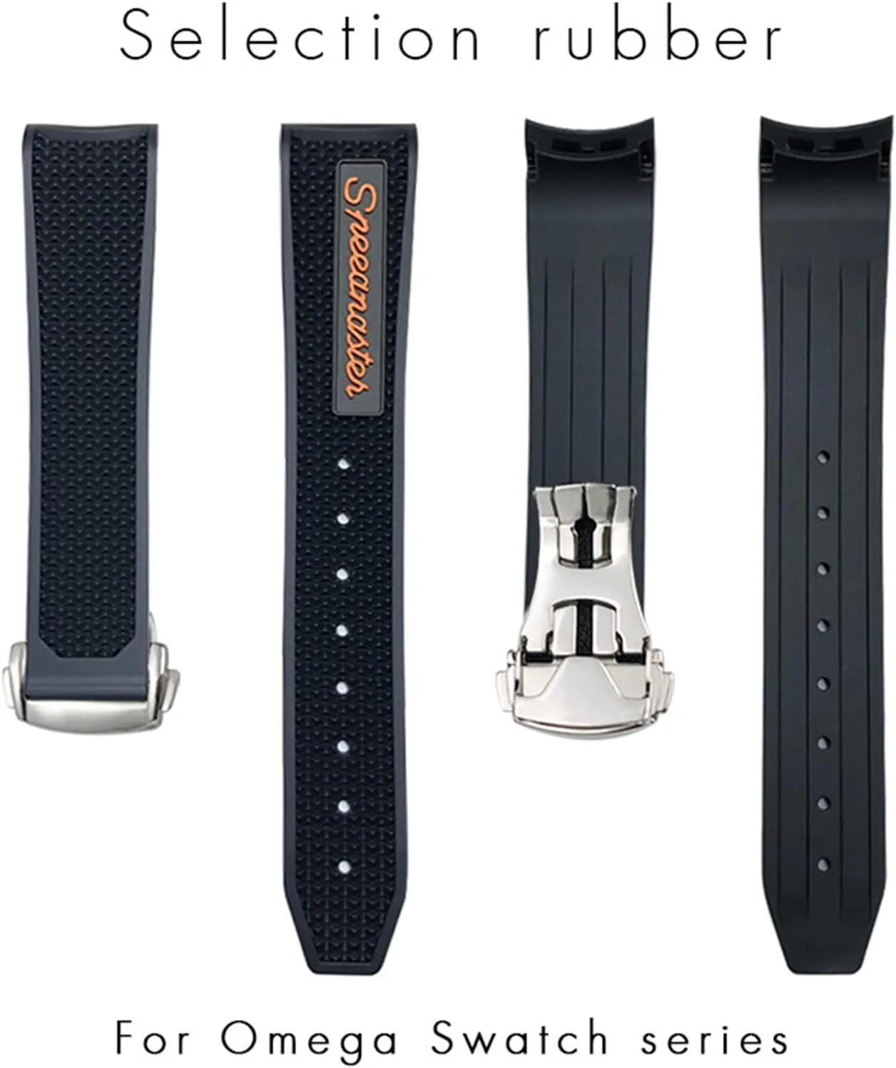 Sxwatch Speedmaster 007 Seamaster 300 AT150 Silicone Watch Strap 19mm Silicone Watch outstanding complaint jealousy interpersonal multivolume band Women Men Watchbands For Omega 