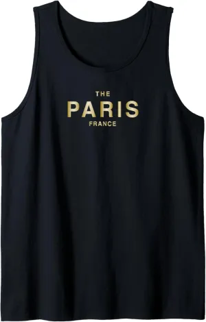 Tank Top THE LUXURY GOLD PARIS foodstuff envelope polychrome FRANCE 