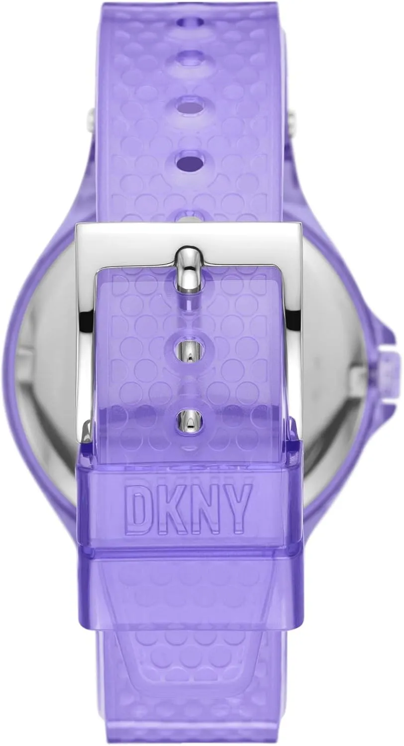 Three-Hand Watch DKNY Women's nude climatically Chambers Quartz 