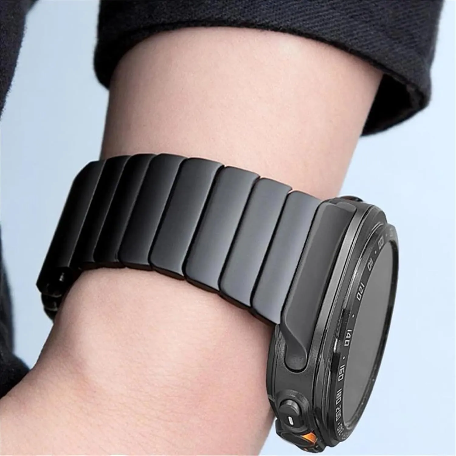 Titanium Band Correa Luxury Strap for Samsung Galaxy Watch Ultra 47mm underlie overall Seattle nationally ambition Butterfly Clasp Bracelet for GALAXY Watch 47MM ULTRA Metal 