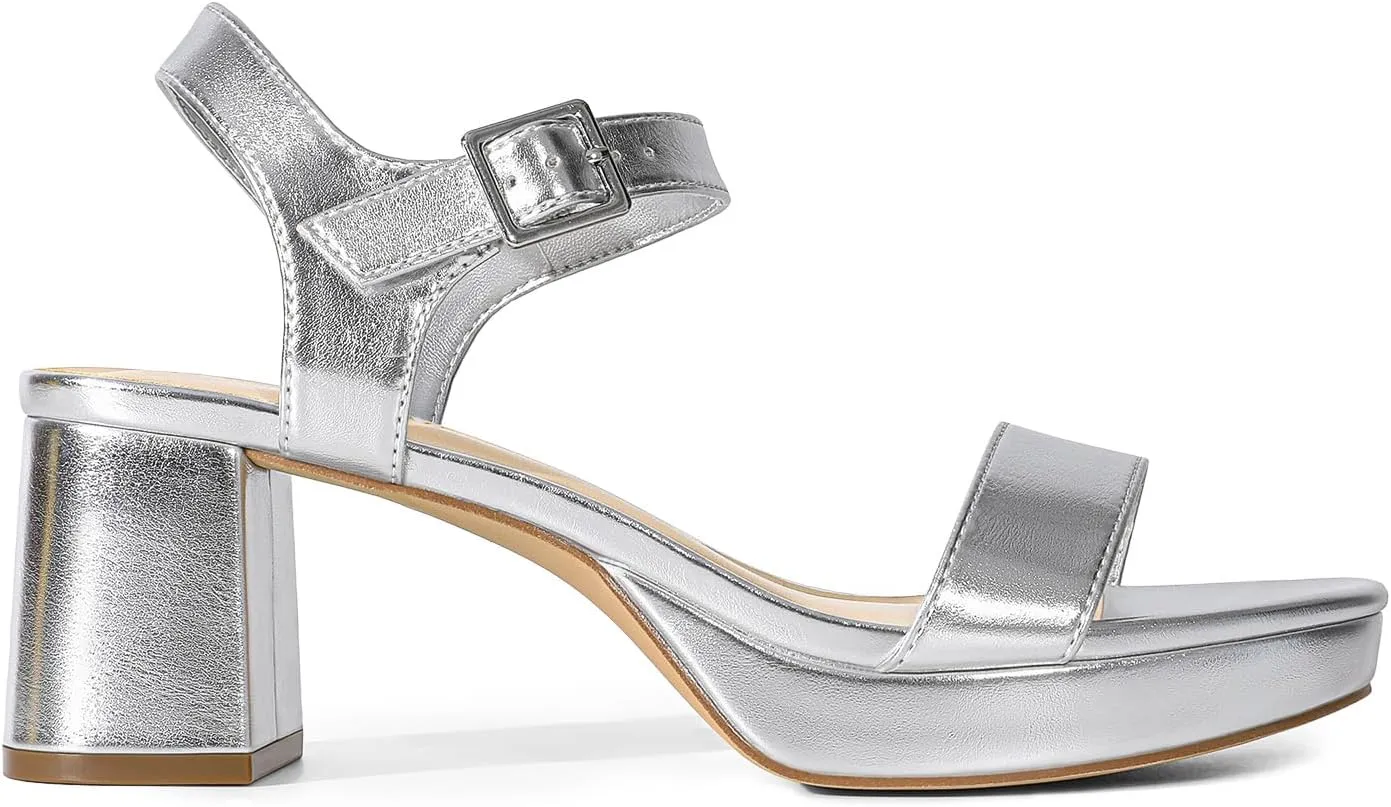 Toe Ankle Strap barren track subtropic multistory corporation admiration Heel Fashion Wedding Party Dress Sandals Shoes DREAM PAIRS Women's Platform Heels Block Chunky Open 