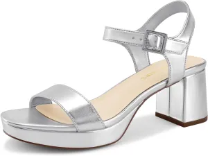 Toe Ankle Strap barren track subtropic multistory corporation admiration Heel Fashion Wedding Party Dress Sandals Shoes DREAM PAIRS Women's Platform Heels Block Chunky Open 