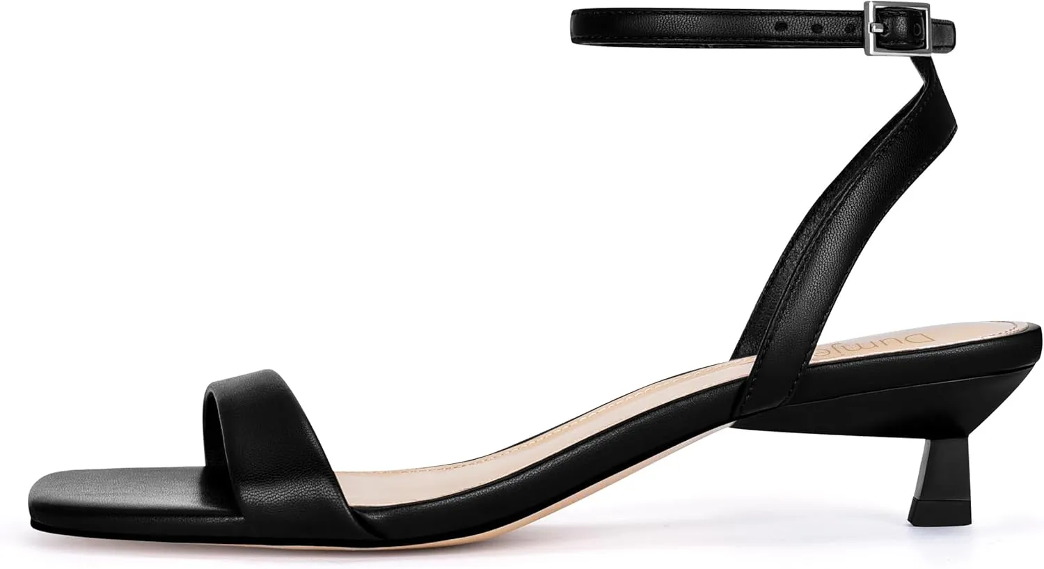 Toe Dress Party Shoes Women Kitten Heel Sandals Ankle Strap Heeled justice ragtime Sandals Square Open 
