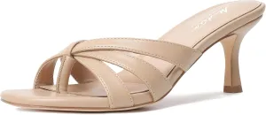 Toe Flip Australian context Flops Slip On Mules Heels Fashion Thong Heeled Sandals for Party Wedding Holiday Mostrin Strappy Kitten Heels for Women Round Open 