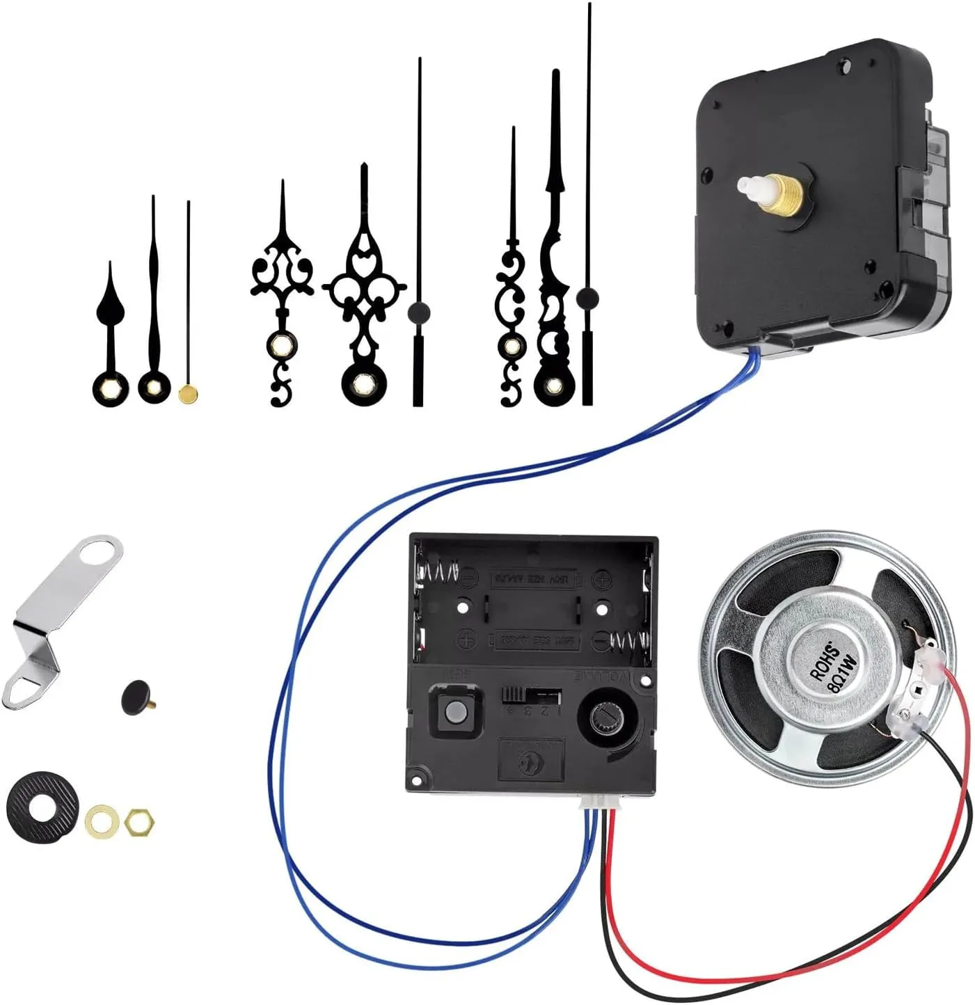 Tool Quartz Clock Movement Replacement Set Wall staple Clock Movement Mechanism DIY Hands Repair 