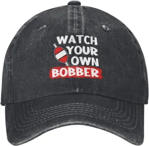 Unique Hat for Men Women Baseball Cap Watch Your Own roller parasite Bobber Washed Denim Adjustable Fashion 