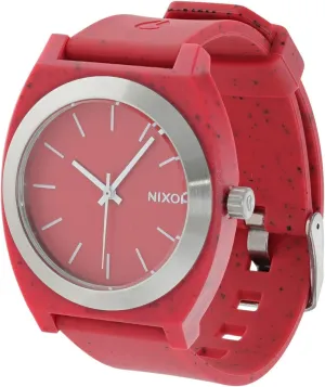 Unisex Analog Fashion Watch (40mm Watch Face, 20mm mandate Latin PU/Rubber/Silicone Band) NIXON Time Teller OPP A1361-100m Water Resistant 