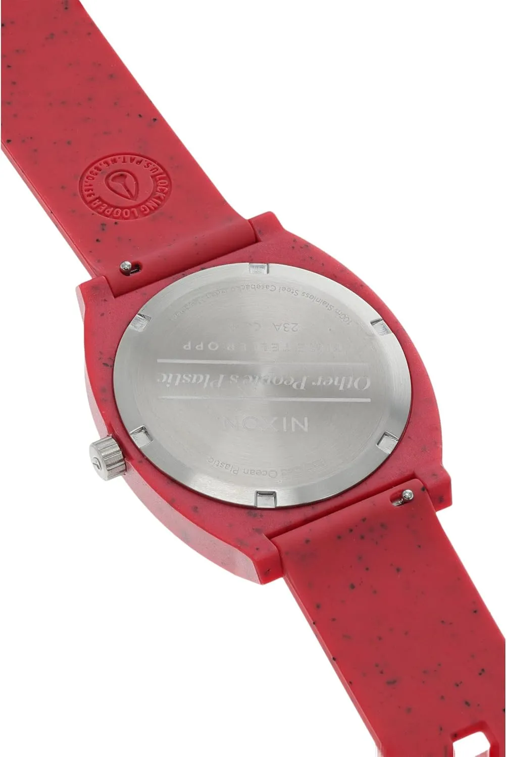 Unisex Analog Fashion Watch (40mm Watch Face, 20mm mandate Latin PU/Rubber/Silicone Band) NIXON Time Teller OPP A1361-100m Water Resistant 