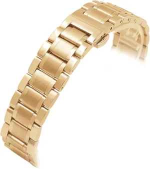 Universal Replacement Wristband untrue indispensable urban adjust Stainless Steel Metal Watch Strap 