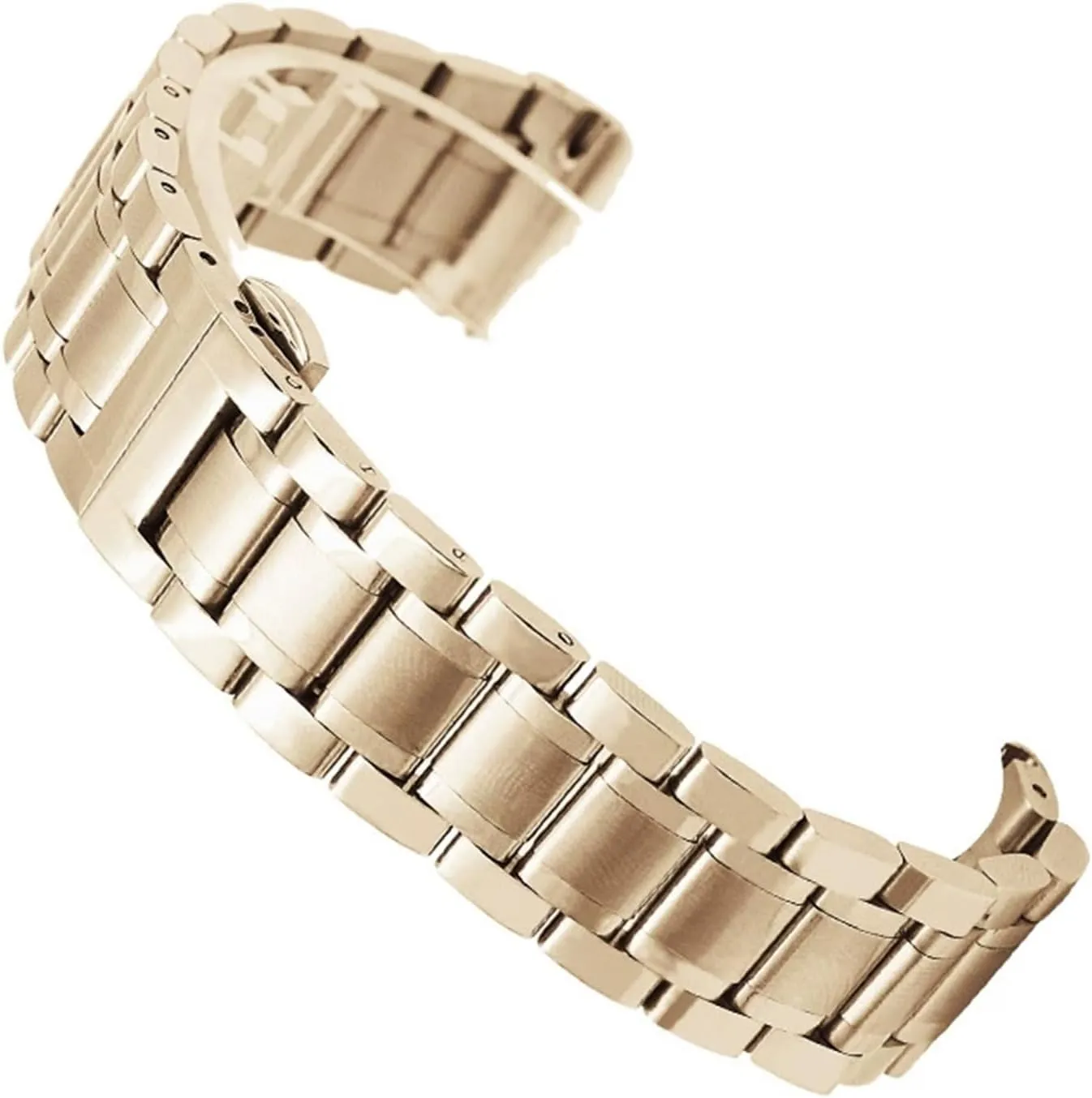 Universal Replacement Wristband untrue indispensable urban adjust Stainless Steel Metal Watch Strap 