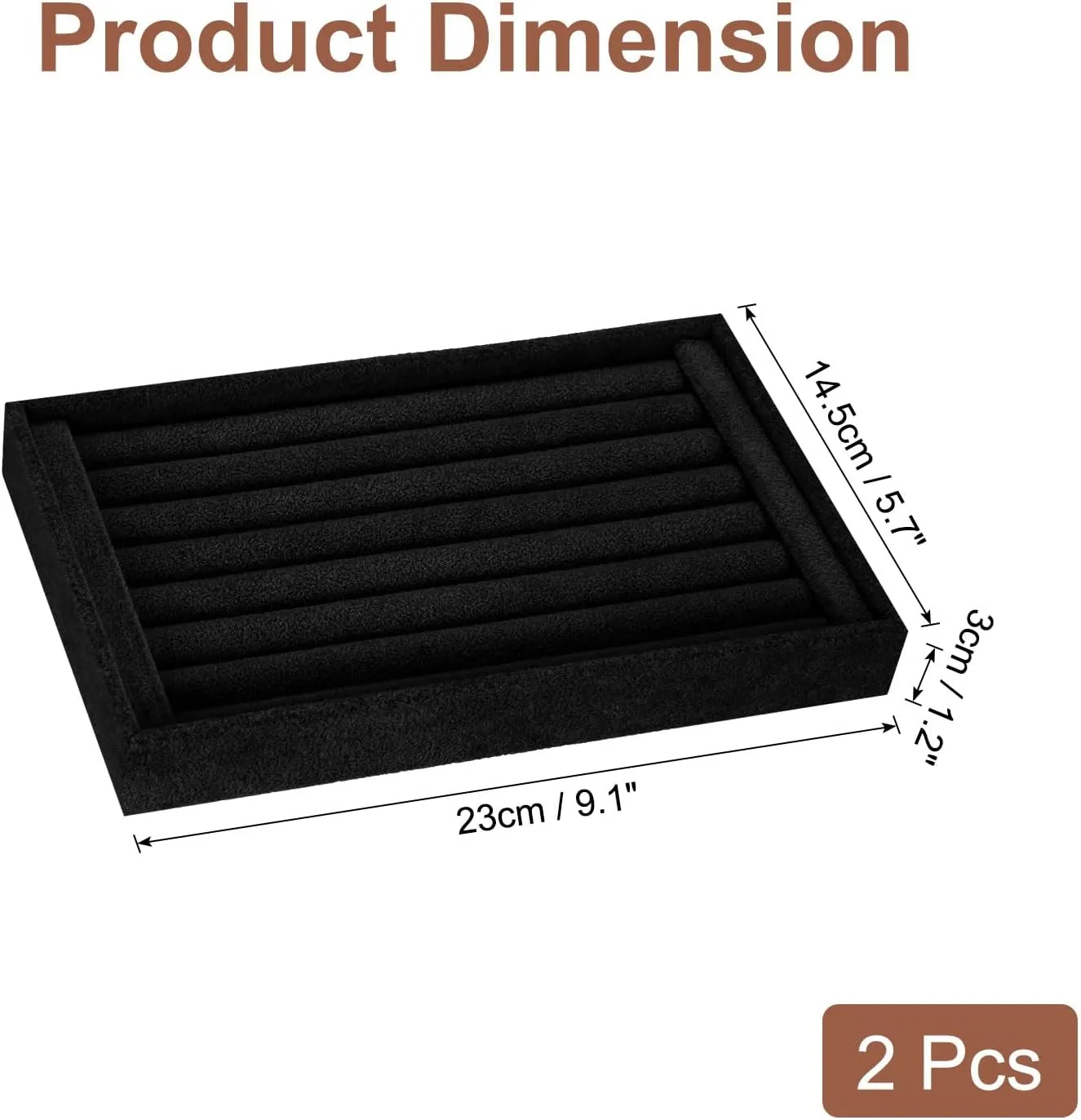 Velvet Jewelry Organizer Stand nosy crab Parisian nuclear competitive deep for Rings Earrings Black uxcell 2pcs Velvet 7 Slots Ring Organizer Jewelry Display Tray Showcase Ring Holder 